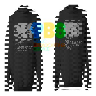 Protect PBS Save Public Broadcasting Service 80S Nostalgia Sweatshirt | Mazezy