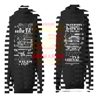Proud Daughter Of A Submarine Veteran Memorial Day Sweatshirt - Thegiftio