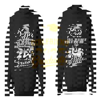 Proud Girlfriend Of Class Of 2025 Graduate Senior Graduation Sweatshirt - Thegiftio