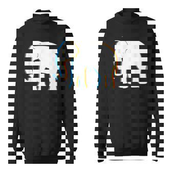 Psy Trance サイケデリックエレファントtシャツ スウェットシャツ - Kawaiitshirt