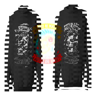 Punk Rock Musique Crâne Anarchiste Ni Dieu Ni Maître Sweater e - Cadeauxyz