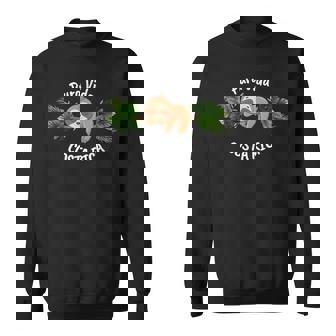 Puraida コスタリカ ナマケモノ リラックス スウェットシャツ - Kawaiitshirt