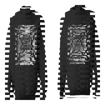 Pylon East London イングランド写真アートワーク アンティーク調 スウェットシャツ - Kawaiitshirt