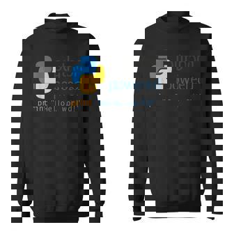 Pythonプログラマーティーコンピューター開発者 スウェットシャツ - Kawaiitshirt