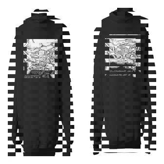 R 1200 Gsa ヴィンテージバイク アドベンチャー オートバイ スウェットシャツ - Kawaiitshirt