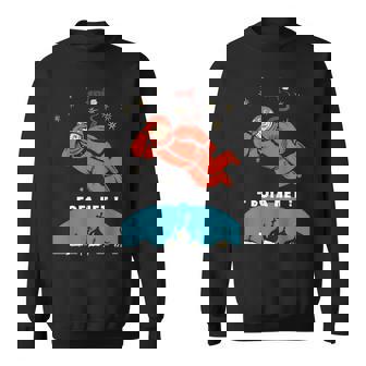 There's No God レトロ 無神論者 ユーリ ガガーリン スペース スウェットシャツ - Kawaiitshirt