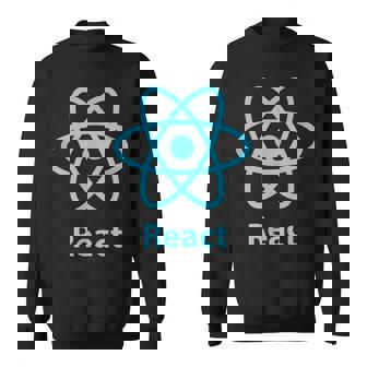 Reactjs ReactJs 公式ロゴ Javascript フレームワーク スウェットシャツ - Kawaiitshirt