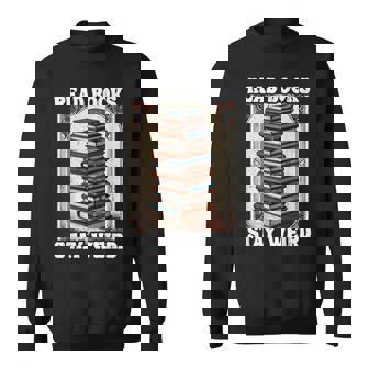 Read Bookstay Weird Bookworm Reading Book Lover Book スウェットシャツ - Kawaiitshirt