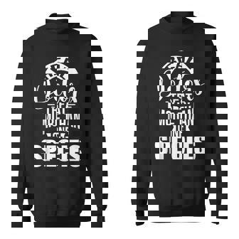 Real Doctors Treat More Than One Species Veterinarian Vet Sweatshirt | Mazezy