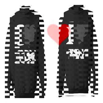 Red Heart I Love Tom スウェットシャツ - Kawaiitshirt