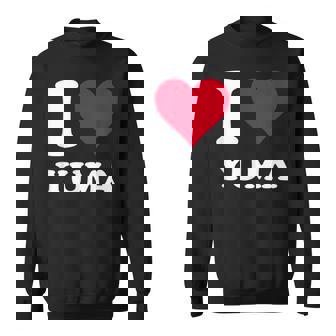 Red Heart I Love Yuma スウェットシャツ - Kawaiitshirt