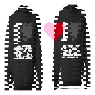 Red Heart I Loveex スウェットシャツ - Kawaiitshirt