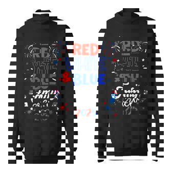 Red White & Blue Family Crew 2025 Sweatshirt - Thegiftio UK