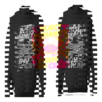 Reject Humanity Evolve To Crab ファニーカニ スウェットシャツ - Kawaiitshirt