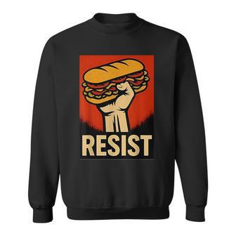 Resist Dc Sandwich Thrower Sweatshirt - Thegiftio