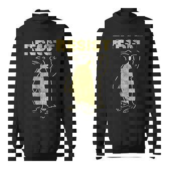 Resist Penguin Resist The Penguin Tariffs Sweatshirt - Seseable