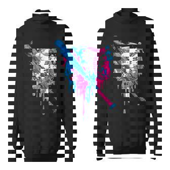 Respect The Drip Baseball Drip Boys Ice Cream Drip Youth Sweatshirt - Monsterry