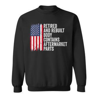 Retired And Rebuilt Body Contains Aftermarket Parts Retired Sweatshirt - Thegiftio UK