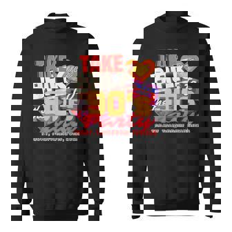 Retour Aux Années 90 Rétrointage Coloré Fêteur Le Thème Des Années 90 Hommes Sweater e - Cadeauxyz