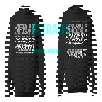 Retraite En Cours De Chargement Drôle Humour Retraité Sweater e - Cadeauxyz