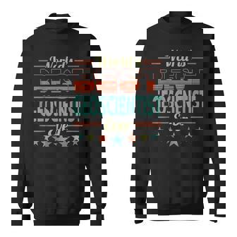 Retro Badge Worlds Best Geoscientist スウェットシャツ - Kawaiitshirt