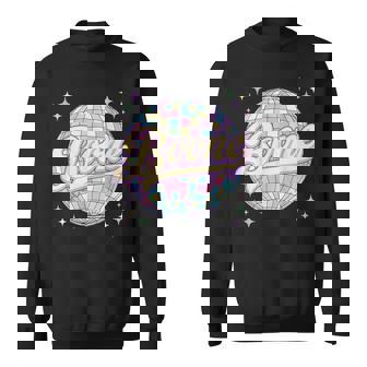 Retro Boone First Name Personalized Disco 80S Birthday Sweatshirt | Mazezy