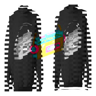 Rétro Cassette Audiointage Walkman Cadeau Années 80S 90S Sweater e - Cadeauxyz