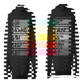 In Retro Colours Sweatshirt - Geschenkecke