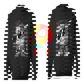 Retro Disco Ball Dabbing 70S Nightclub Dance Party Costume Sweatshirt - Thegiftio