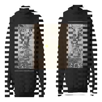 Retro Who The Fck Is Alice Rabbit Sweatshirt - Monsterry