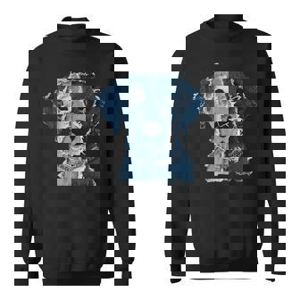 Retro Denim Patch Animal Dog Sweatshirt - Thegiftio UK