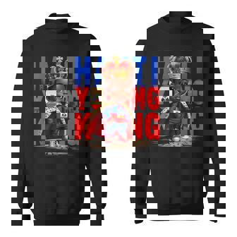 Retro Haiti Young King Proud Haitian Heritage Little Boys Sweatshirt - Thegiftio