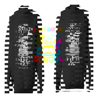 Retro Last Day Of School End Of School Bus Driver We Out Sweatshirt | Mazezy