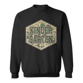 Retro Old Camo Back To School Kindergarten Boys Camouflage Sweatshirt - Thegiftio UK