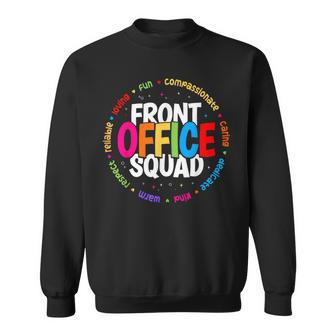 Retro School Secretary Appreciation Front Office Squad Sweatshirt - Thegiftio UK