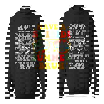 Retro Have A Skibidi Summer Bruh Last Day Of School Sweatshirt - Monsterry