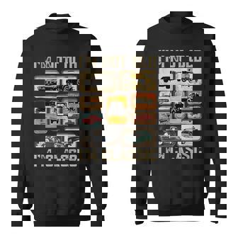 Retro-Vintage-Klassiker Lustige Autografik Für Papaatertag 2025 Sweatshirt - Geschenkecke
