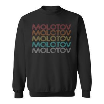 Retro Vintage Molotov Sweatshirt - Thegiftio UK