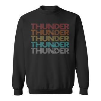 Retro Vintage Thunder Sweatshirt - Thegiftio UK
