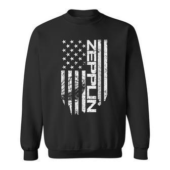 Retro Zeppelin 70S 80S Dirigible Airship Zepelin Zepplin Sweatshirt - Thegiftio UK