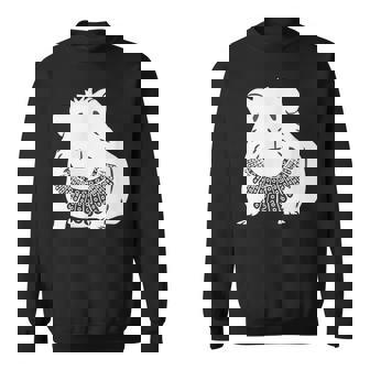 Rgbカラー付きモルモット ルース・ベイダー・ギンズバーグ スウェットシャツ - Kawaiitshirt