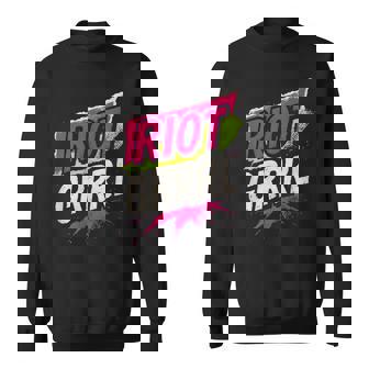 Riot Grrrl 90S Feminist Punk Sweatshirt - Monsterry