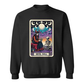 Ritual Gótico Y Demoníaco Del Tarot De La Muñeca Del Diablo Camisa de entrenamiento - Regaloses