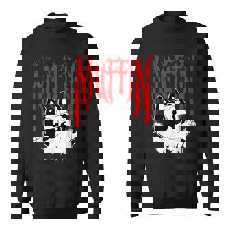 Rock N Roll Dog Muffin Hard Rock Sweatshirt | Mazezy