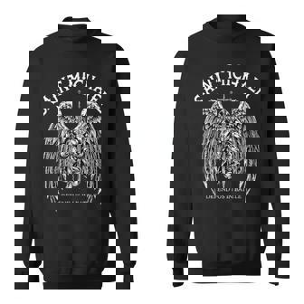 Saint Michael Defend Us In Battle Sweatshirt - Thegiftio UK