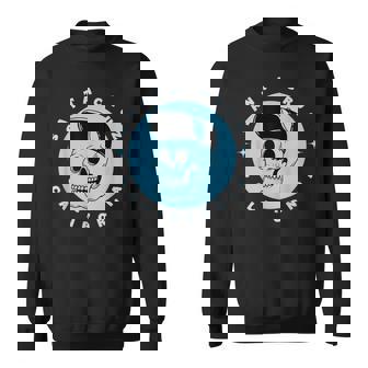 Santa Cruz California レトロ 80年代スケータースケルトン スウェットシャツ - Kawaiitshirt