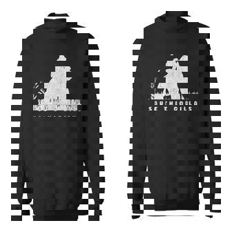 Save The Gorillas ママ&ベイビーゴリラ スウェットシャツ - Kawaiitshirt