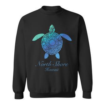 Save The Hawaii ウミガメ ハワイアン ブルー トライバル タートル ホヌ スウェットシャツ - Kawaiitshirt