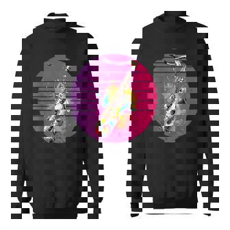 Saxophone Instrument De Musique Peinture Éclaboussures Sweater e - Cadeauxyz