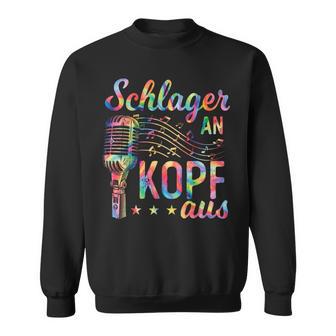 Schlager An Kopf Auschlageroutfitchlagerparty Sweatshirt - Geschenkecke